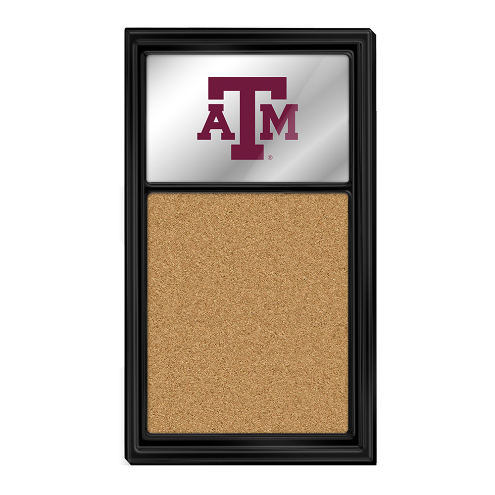 Texas A&M Aggies: Mirrored Cork Note Board