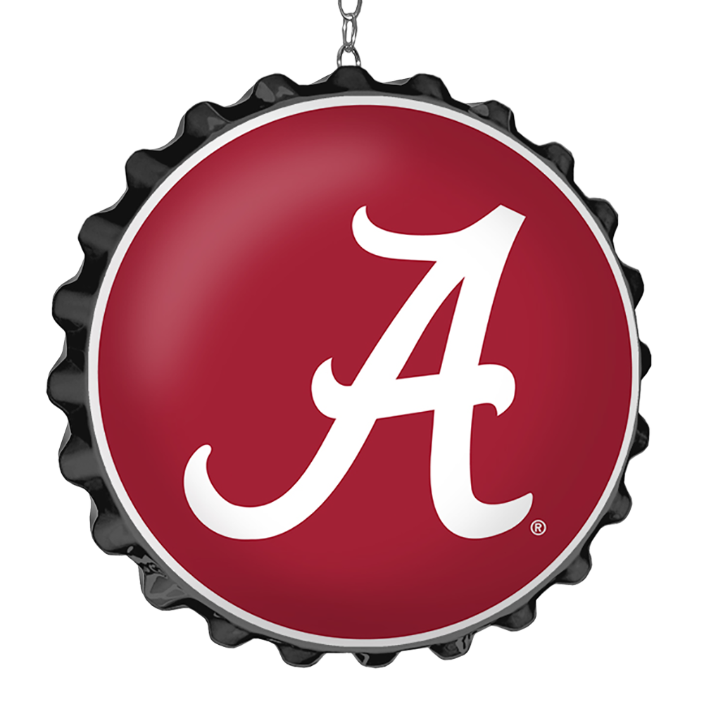 Alabama Crimson Tide: A - Bottle Cap Dangler