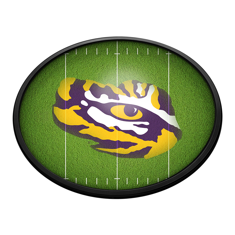 LSU Tigers: On the 50 - Oval Slimline Lighted Wall Sign  