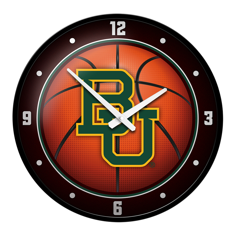 Baylor Bears: Basketball - Modern Disc Wall Clock