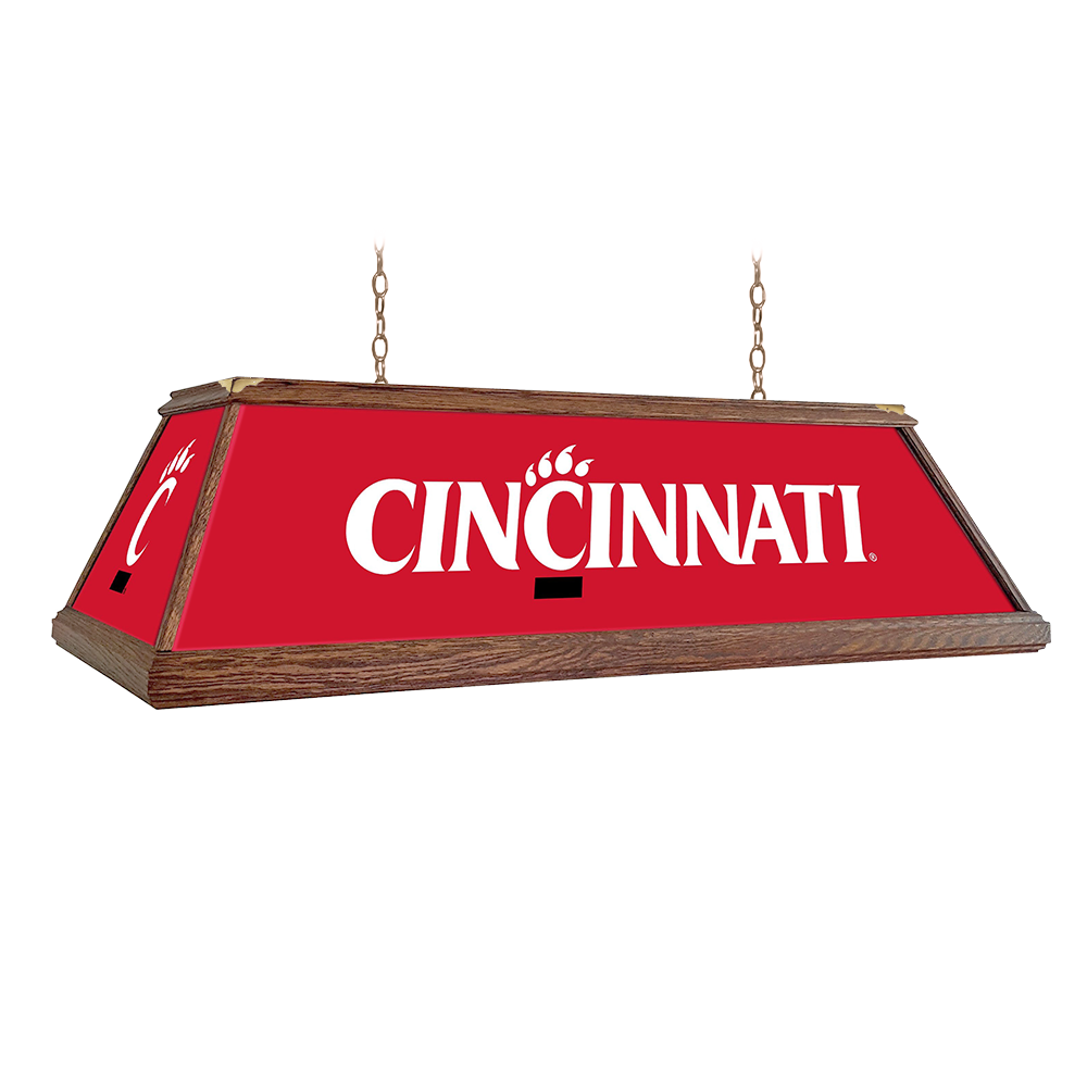 Cincinnati Bearcats Premium Wood Pool Table Light