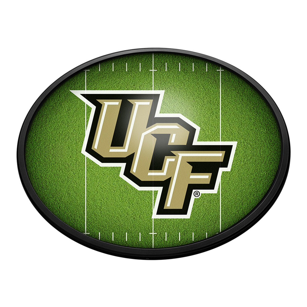 UCF Knights: On the 50 - Oval Slimline Lighted Wall Sign
