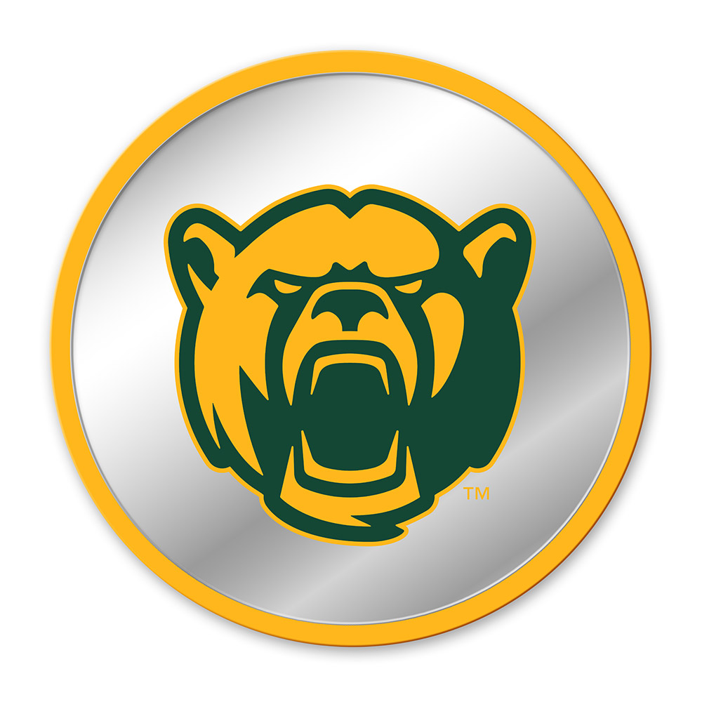 Baylor Bears: Bear - Modern Disc Mirrored Wall Sign