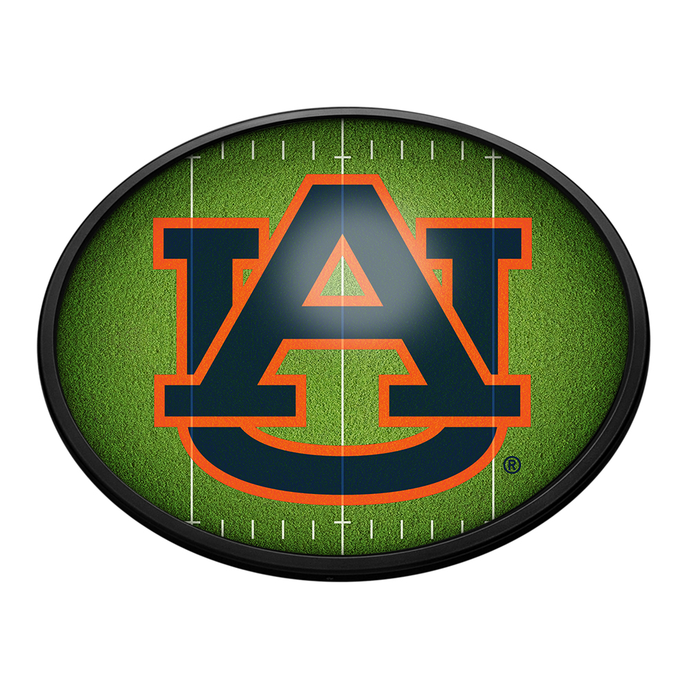 Auburn Tigers: On the 50 - Oval Slimline Lighted Wall Sign