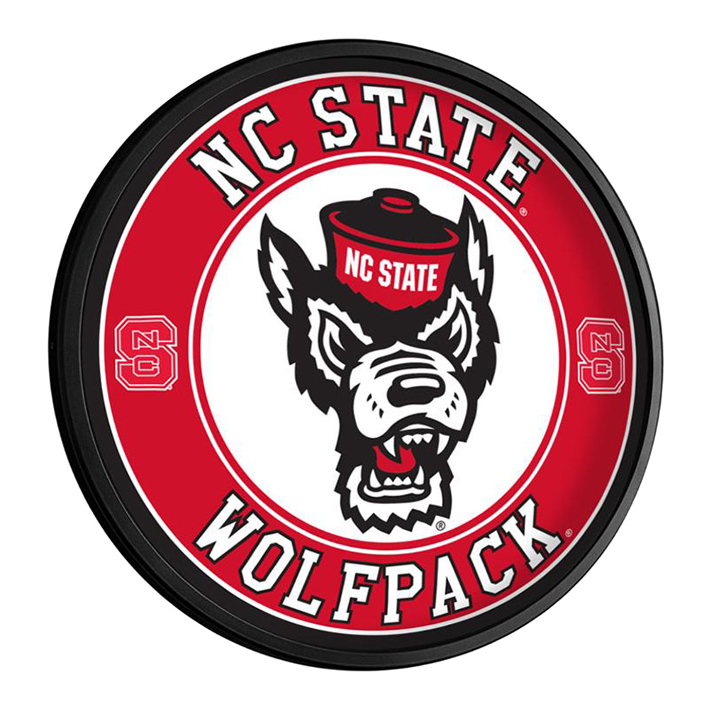 NC State Wolfpack: Tuffy's Face - Slimline Lighted Wall Sign