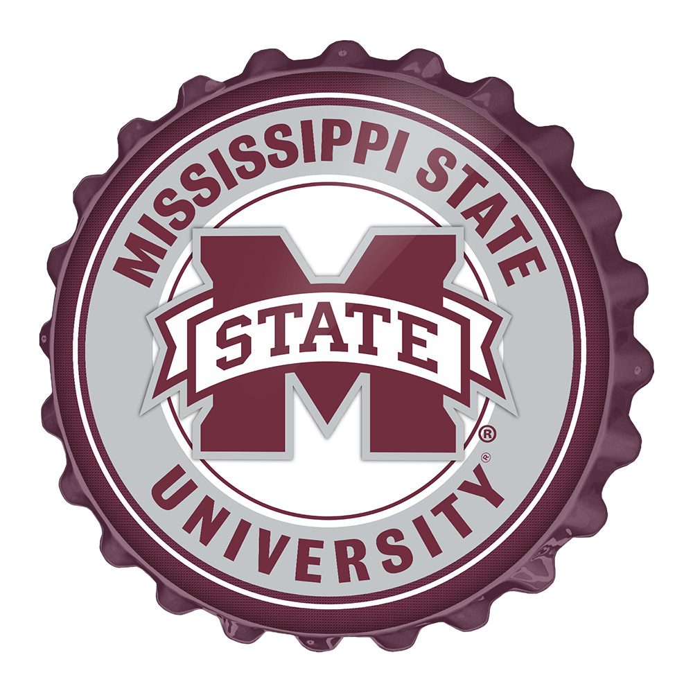 Mississippi State Bulldogs: Bottle Cap Wall Sign