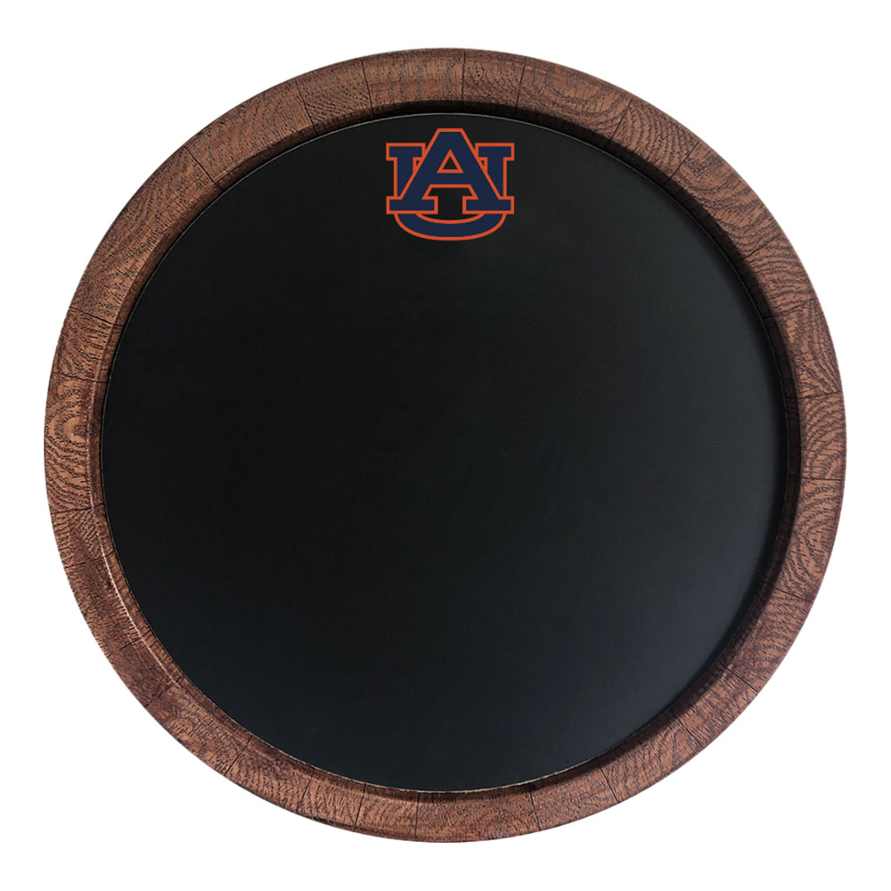 Auburn Tigers: Chalkboard "Faux" Barrel Top Sign  