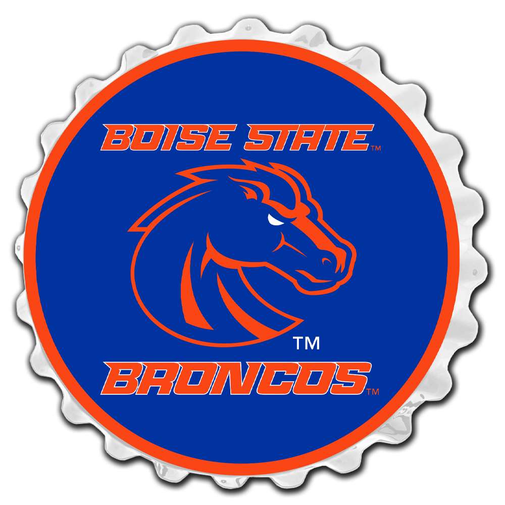 Boise State Broncos Broncos - Bottle Cap Wall Sign