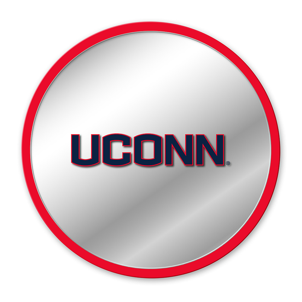 UConn Huskies Modern Disc Mirrored Wall Sign