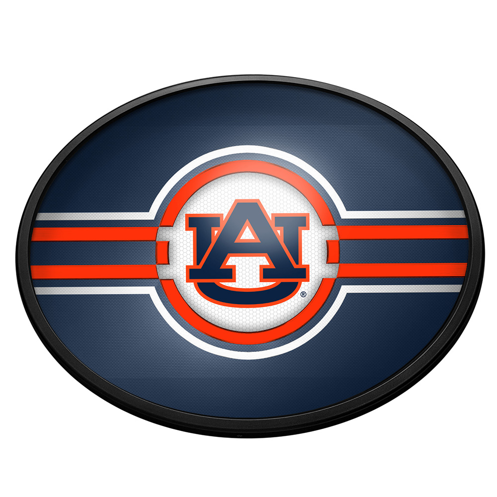Auburn Tigers: Oval Slimline Lighted Wall Sign