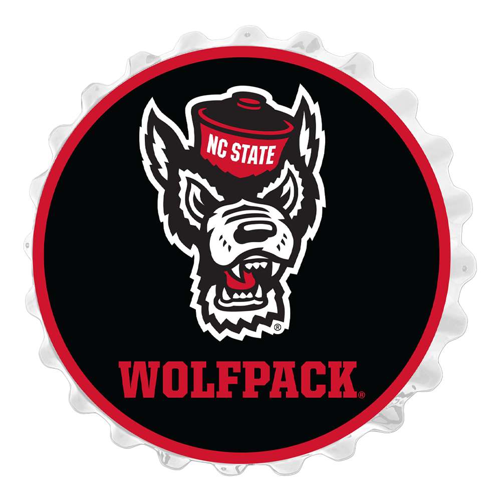 NC State Wolfpack: Tuffy - Bottle Cap Wall Sign