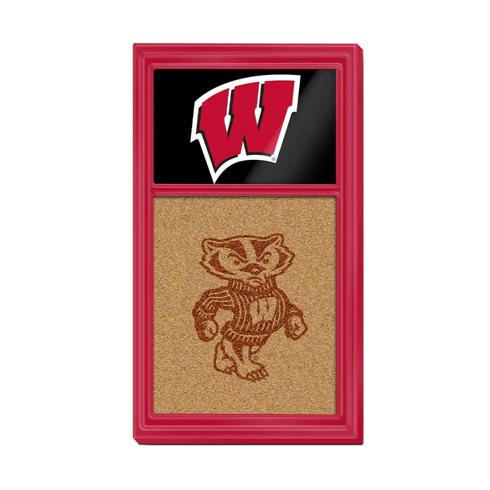 Wisconsin Badgers: Cork Note Board