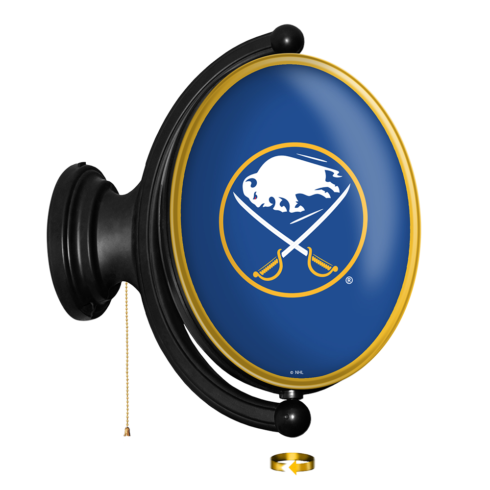 Buffalo Sabres Original Oval Rotating Lighted Wall Sign