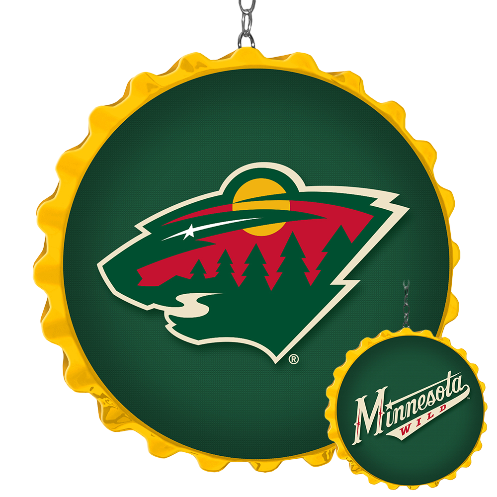 Minnesota Wild: Bottle Cap Dangler