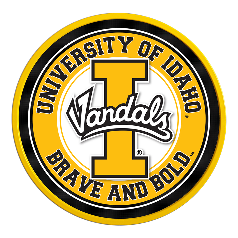 Idaho Vandals Modern Disc Wall Sign