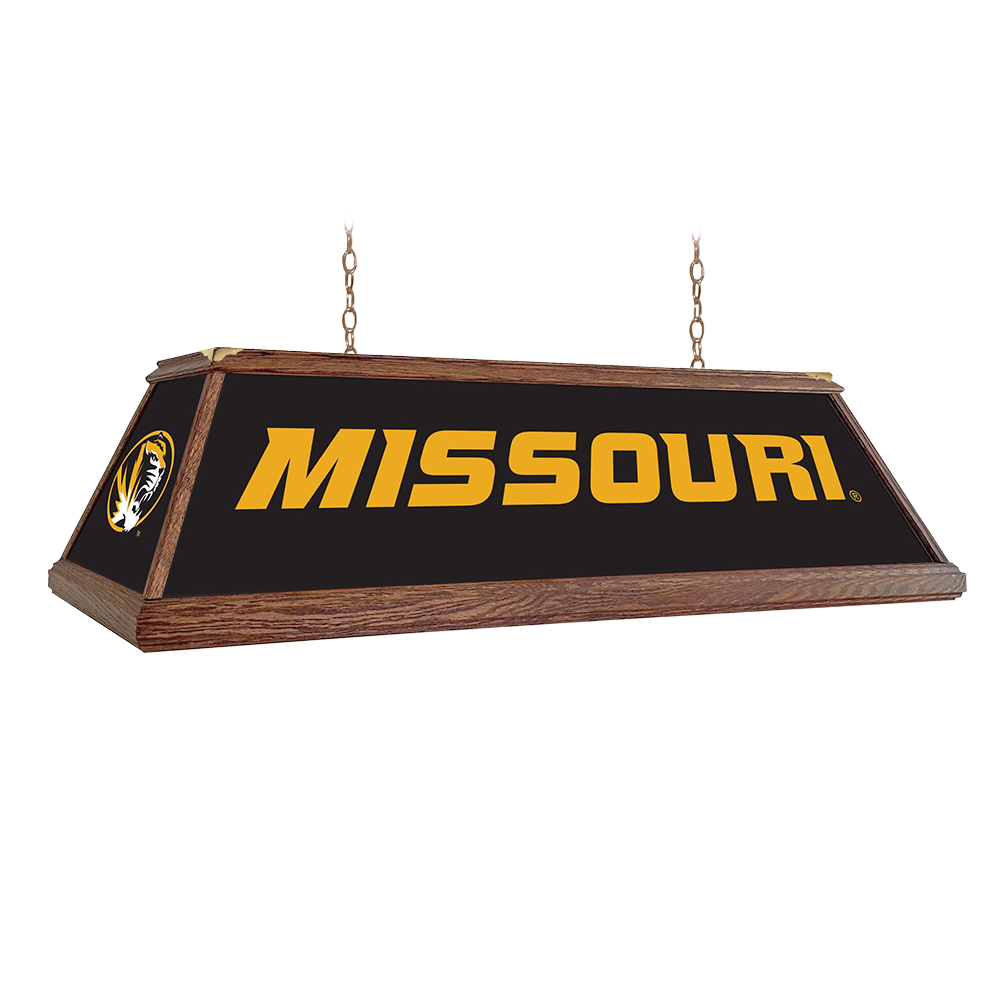 Missouri Tigers Premium Wood Pool Table Light