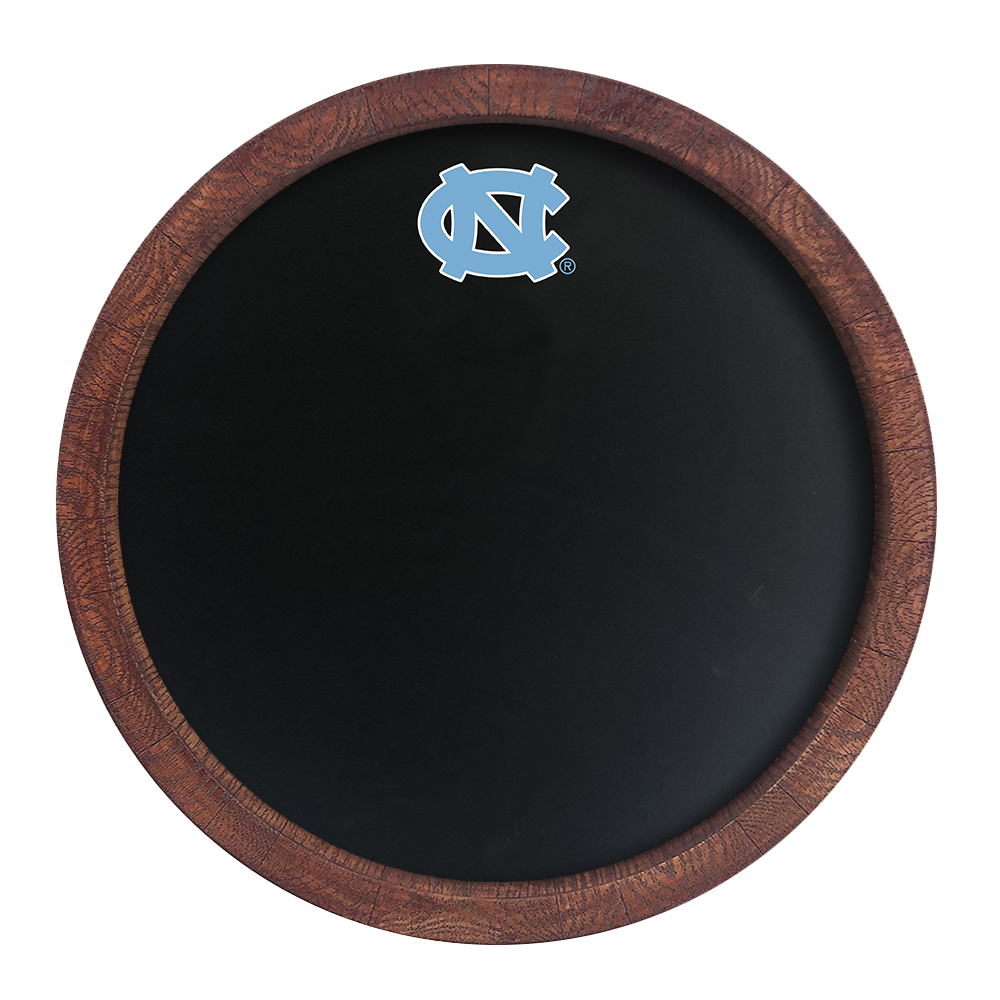 North Carolina Tar Heels: Chalkboard "Faux" Barrel Top Sign  