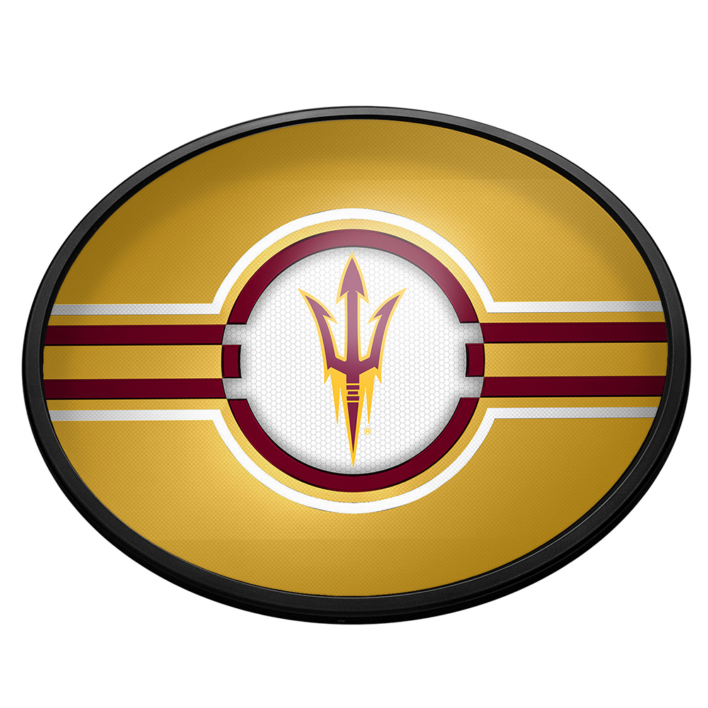 Arizona State Sun Devils Oval Slimline Lighted Wall Sign