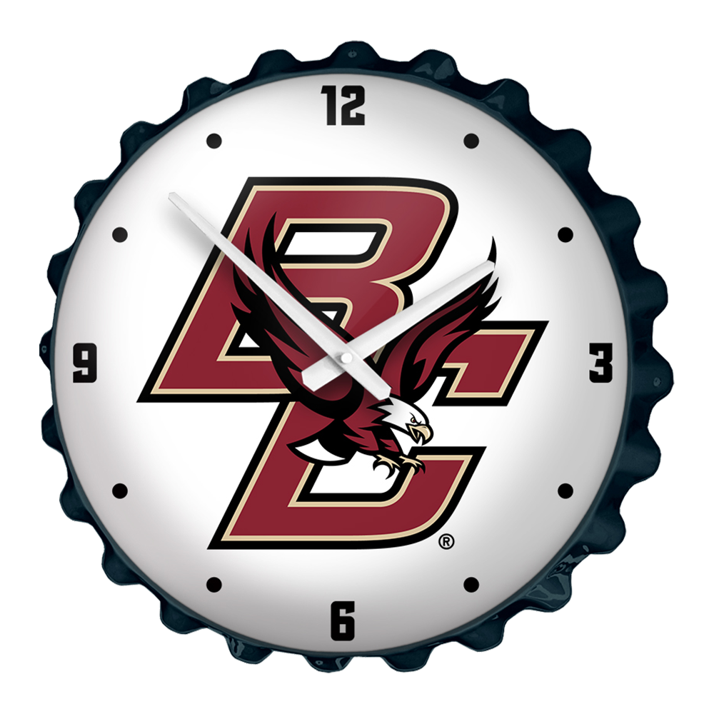 Boston College Eagles: BC - Bottle Cap Wall Clock