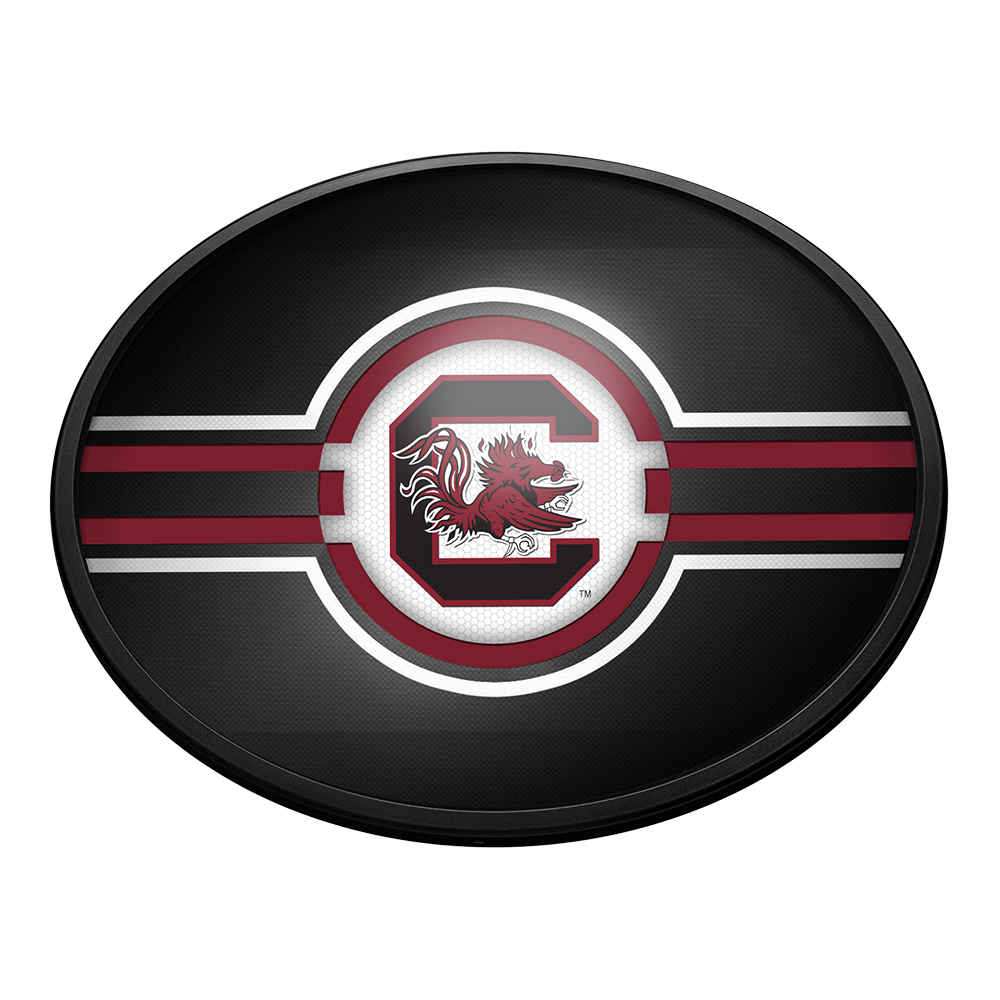South Carolina Gamecocks: Oval Slimline Lighted Wall Sign