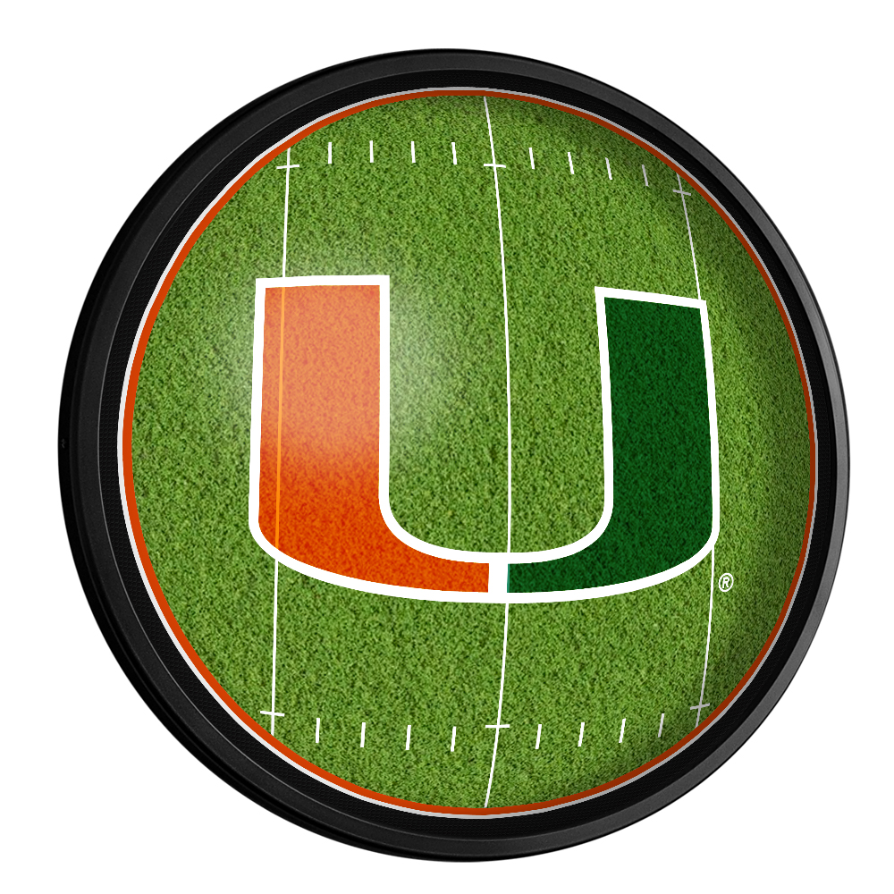 Miami Hurricanes: On the 50 - Slimline Lighted Wall Sign