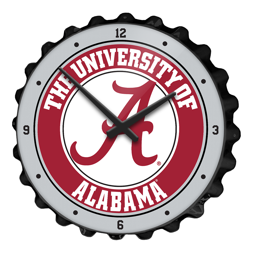 Alabama Crimson Tide: Bottle Cap Wall Clock