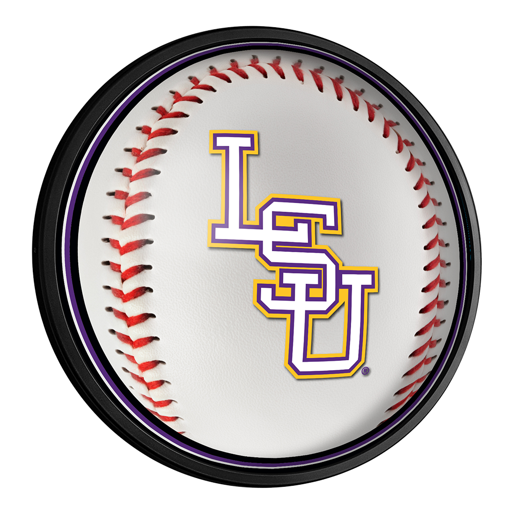LSU Tigers: Baseball - Slimline Lighted Wall Sign