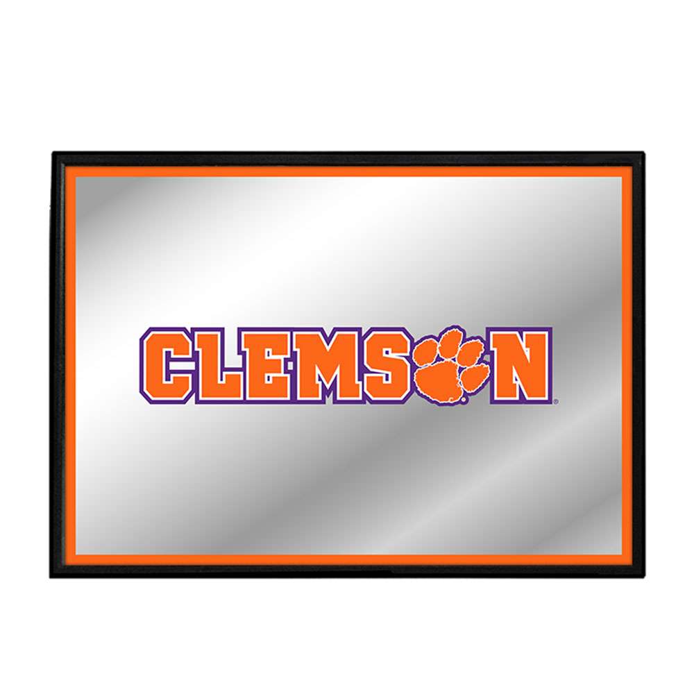 Clemson Tigers: Framed Mirrored Wall Sign