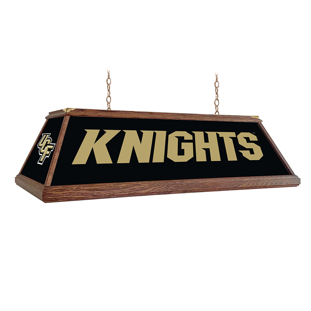 UCF Knights Premium Wood Pool Table Light