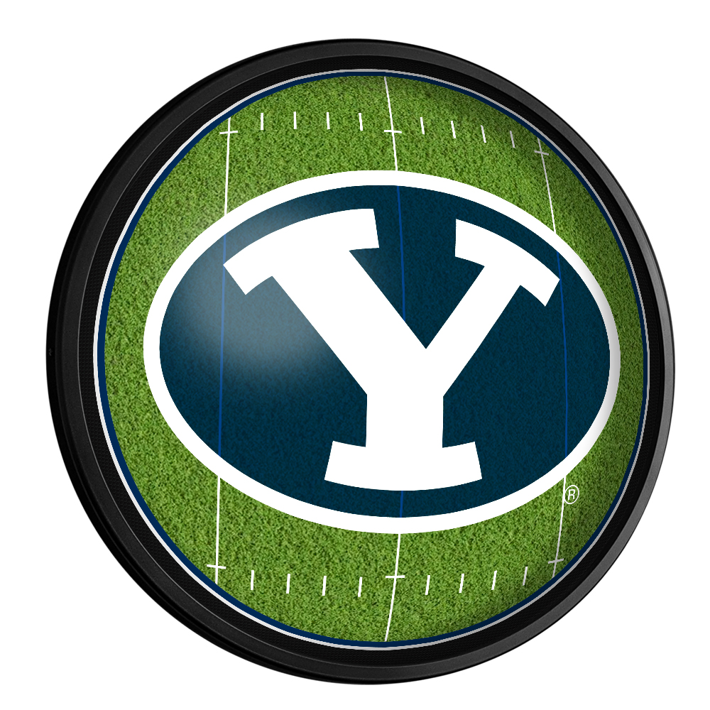 BYU Cougars: On the 50 - Slimline Lighted Wall Sign