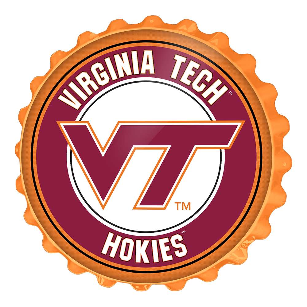 Virginia Tech Hokied: Bottle Cap Wall Sign