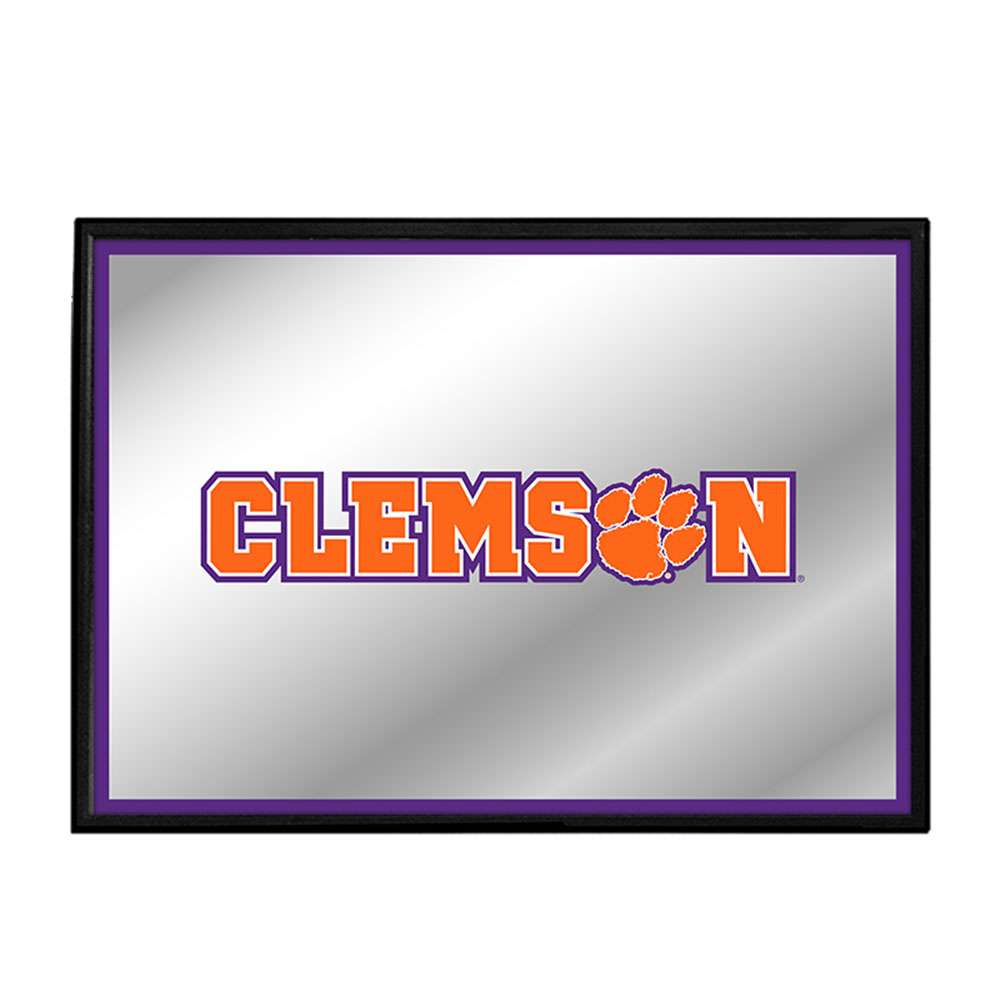 Clemson Tigers: Framed Mirrored Wall Sign