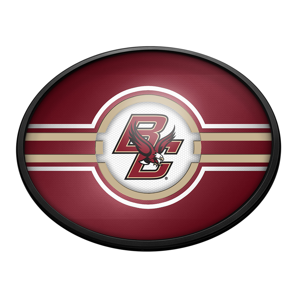 Boston College Eagles: Oval Slimline Lighted Wall Sign
