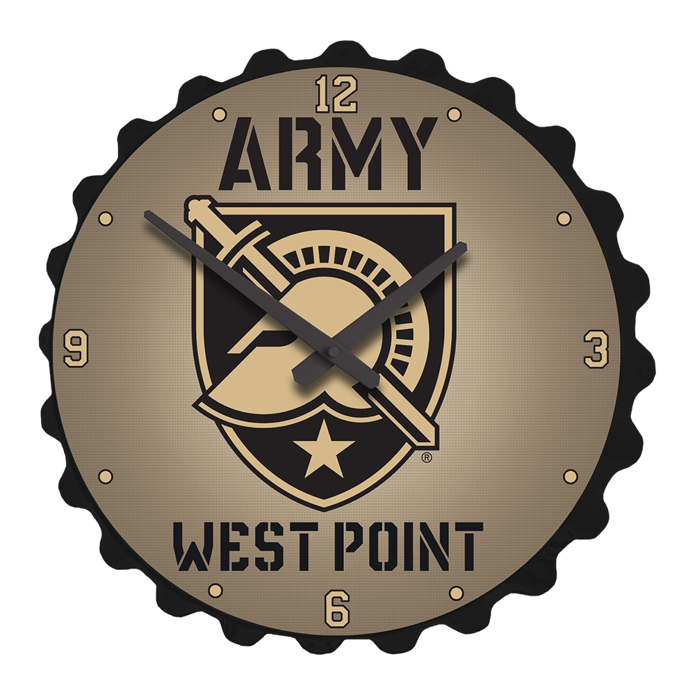 Army Black Knights Bottle Cap Wall Clock