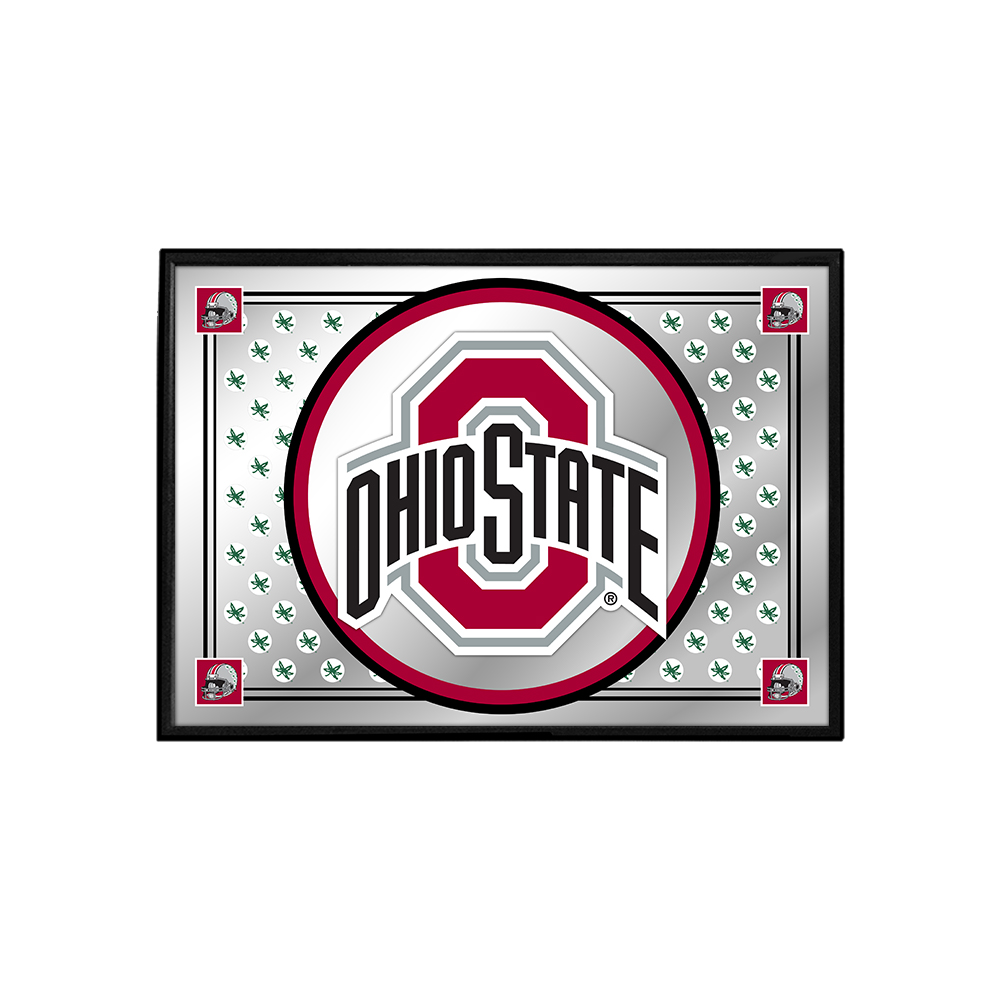 Ohio State Buckeyes: Team Spirit - Framed Mirrored Wall Sign  