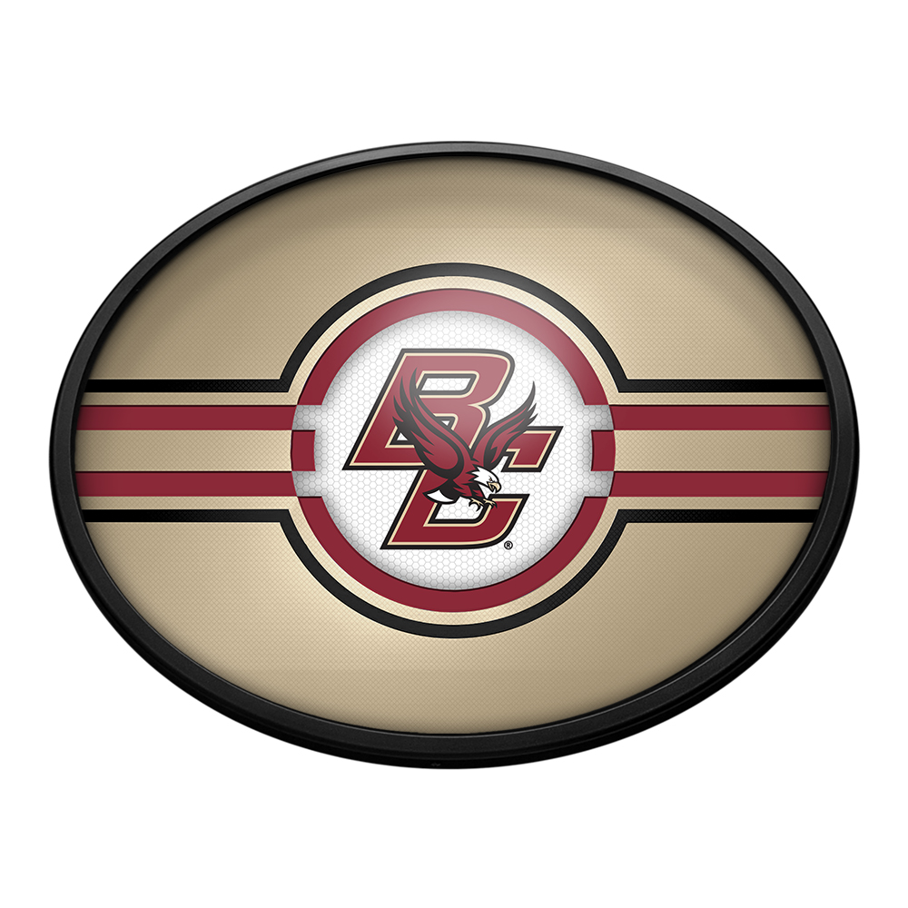 Boston College Eagles: Oval Slimline Lighted Wall Sign