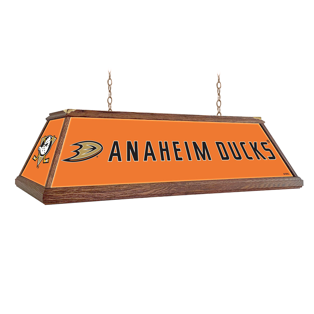 Anaheim Ducks Premium Wood Pool Table Light