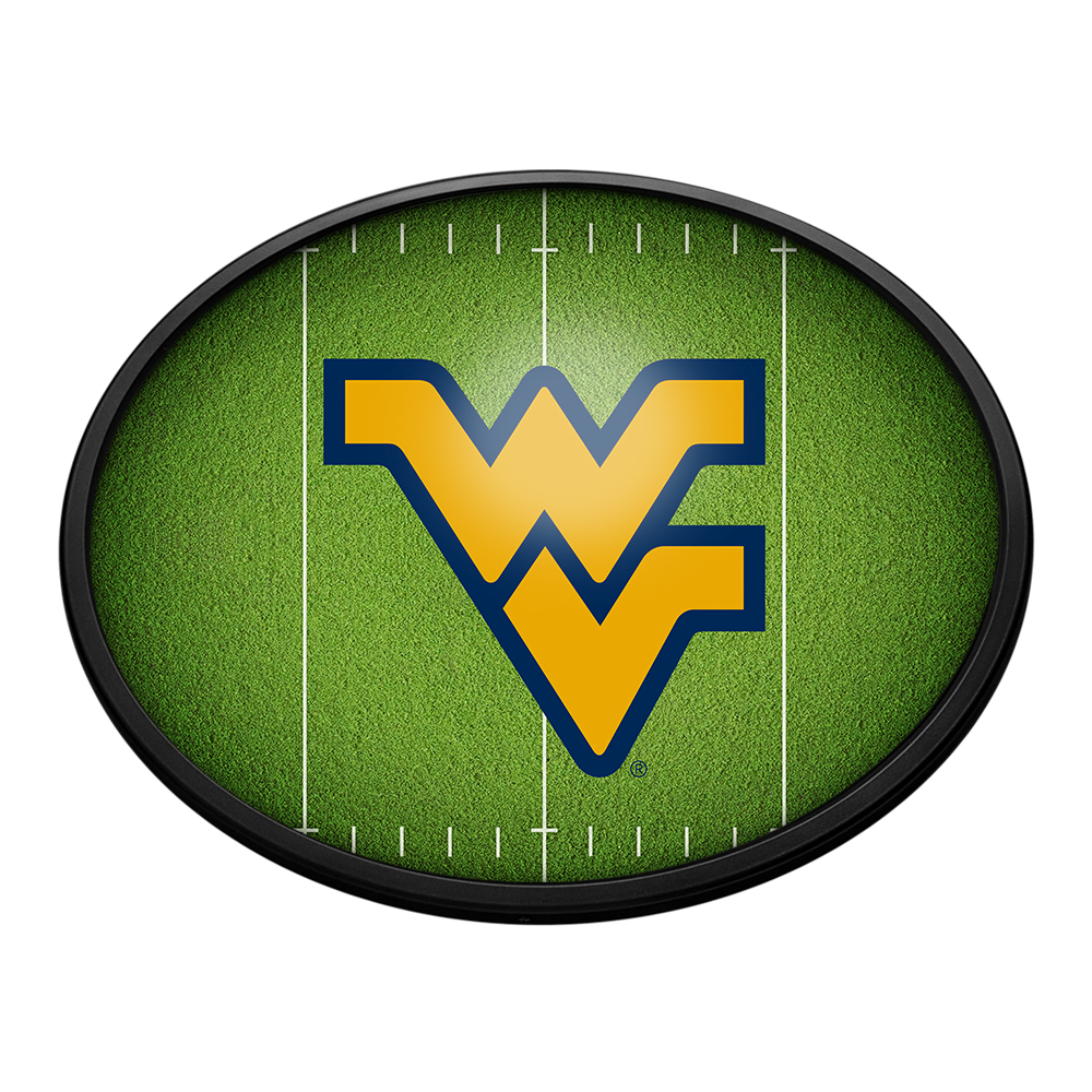 West Virginia Mountaineers: On the 50 - Oval Slimline Lighted Wall Sign