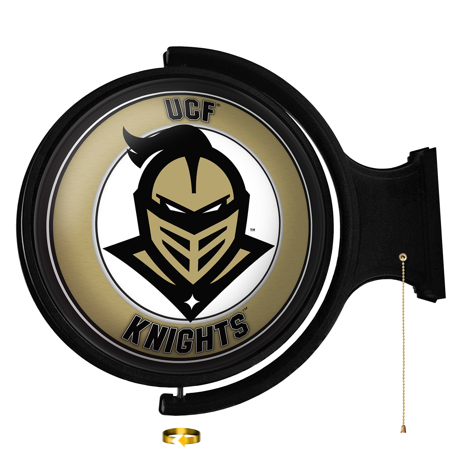 UCF Knights: Mascot - Original Round Rotating Lighted Wall Sign