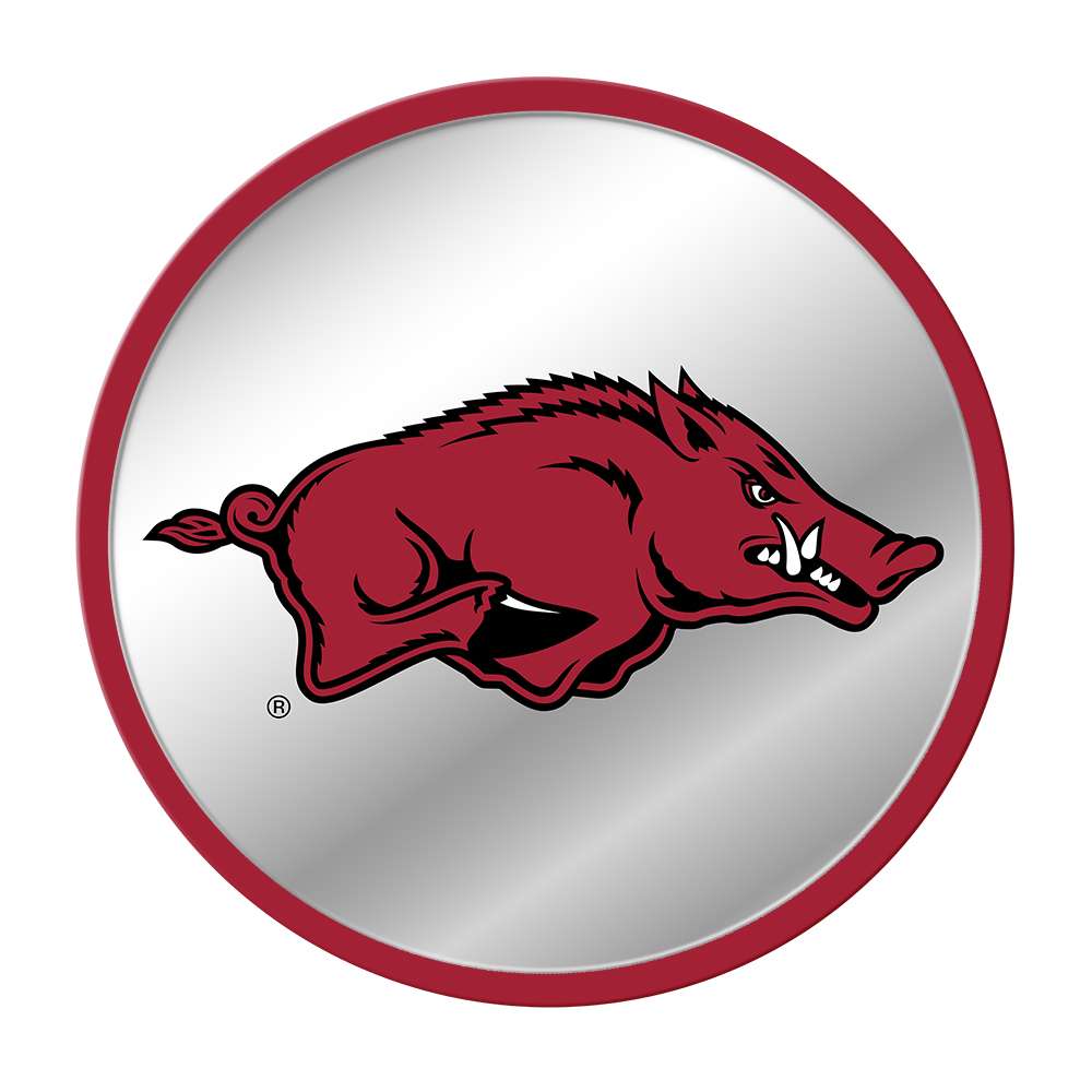 Arkansas Razorbacks: Mascot - Modern Disc Mirrored Wall Sign