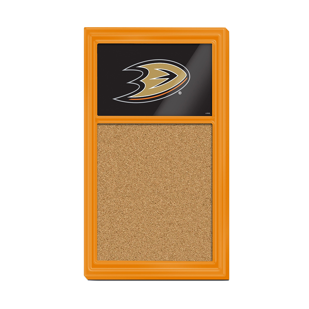 Anaheim Ducks Cork Noteboard