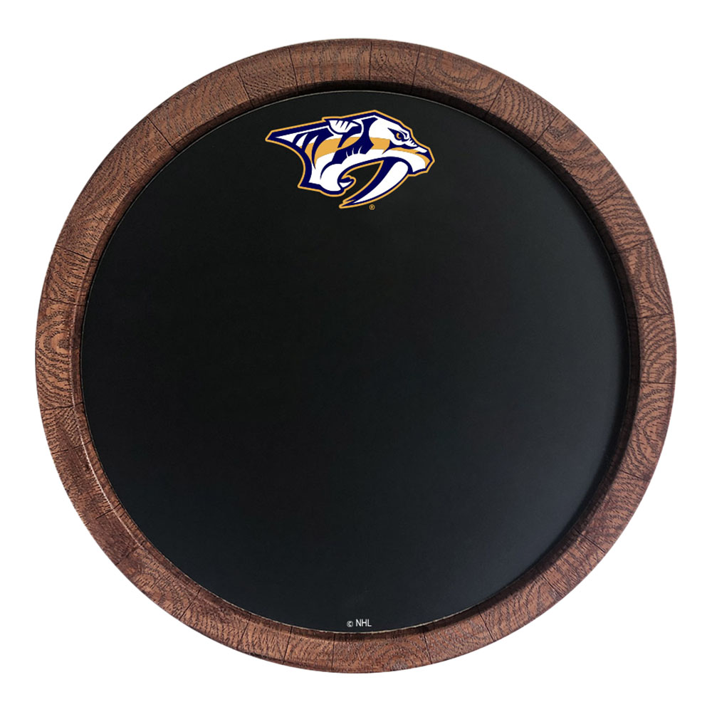 Nashville Predators: Barrel Top Chalkboard