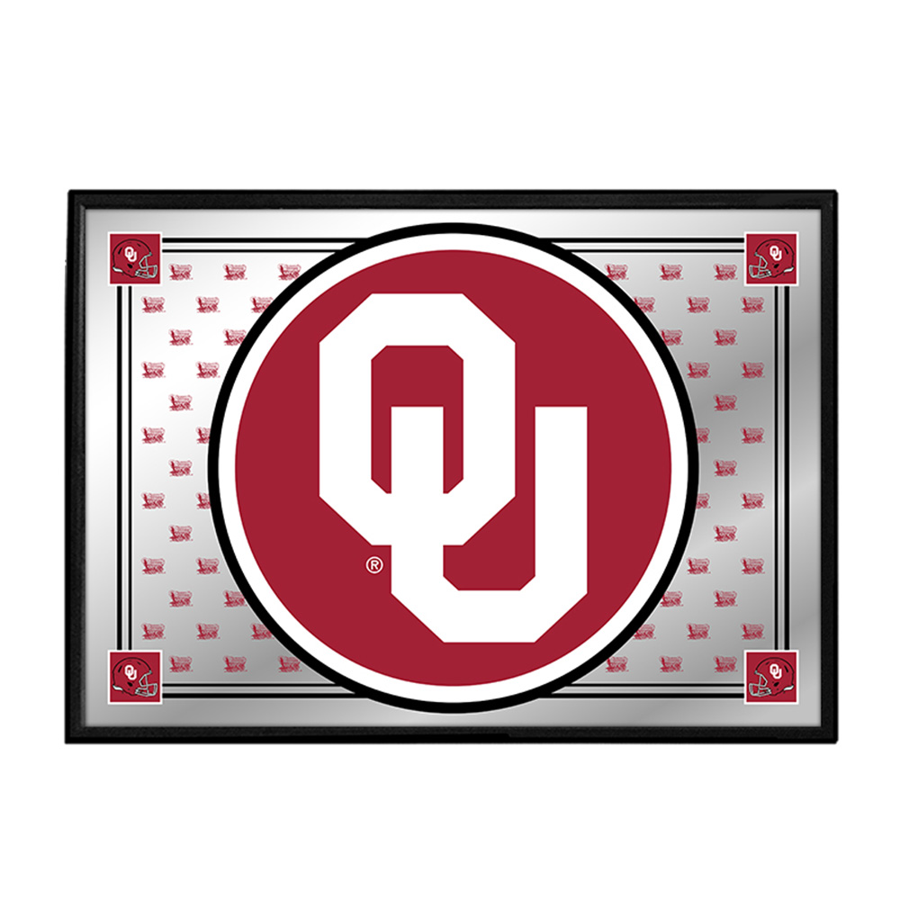 Oklahoma Sooners: Team Spirit - Framed Mirrored Wall Sign