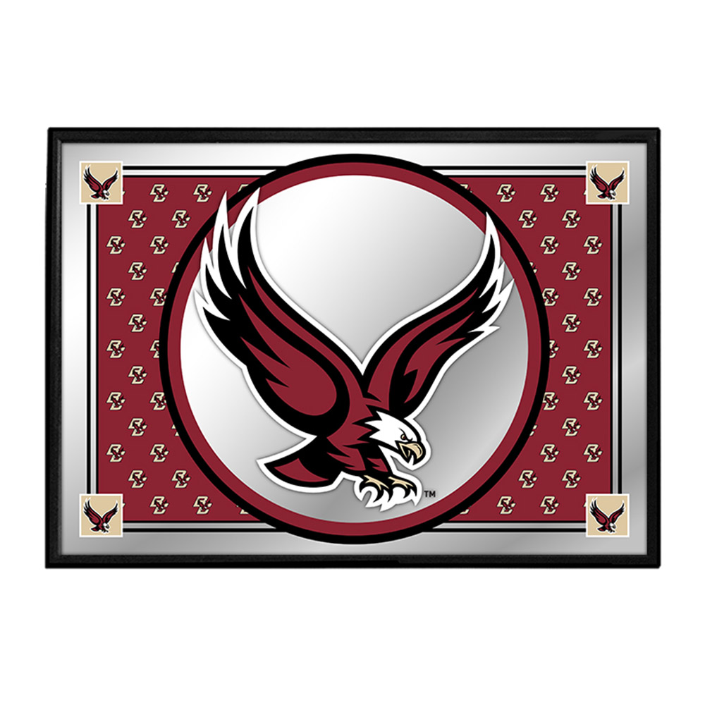 Boston College Eagles: Eagle, Team Spirit - Framed Mirrored Wall Sign  