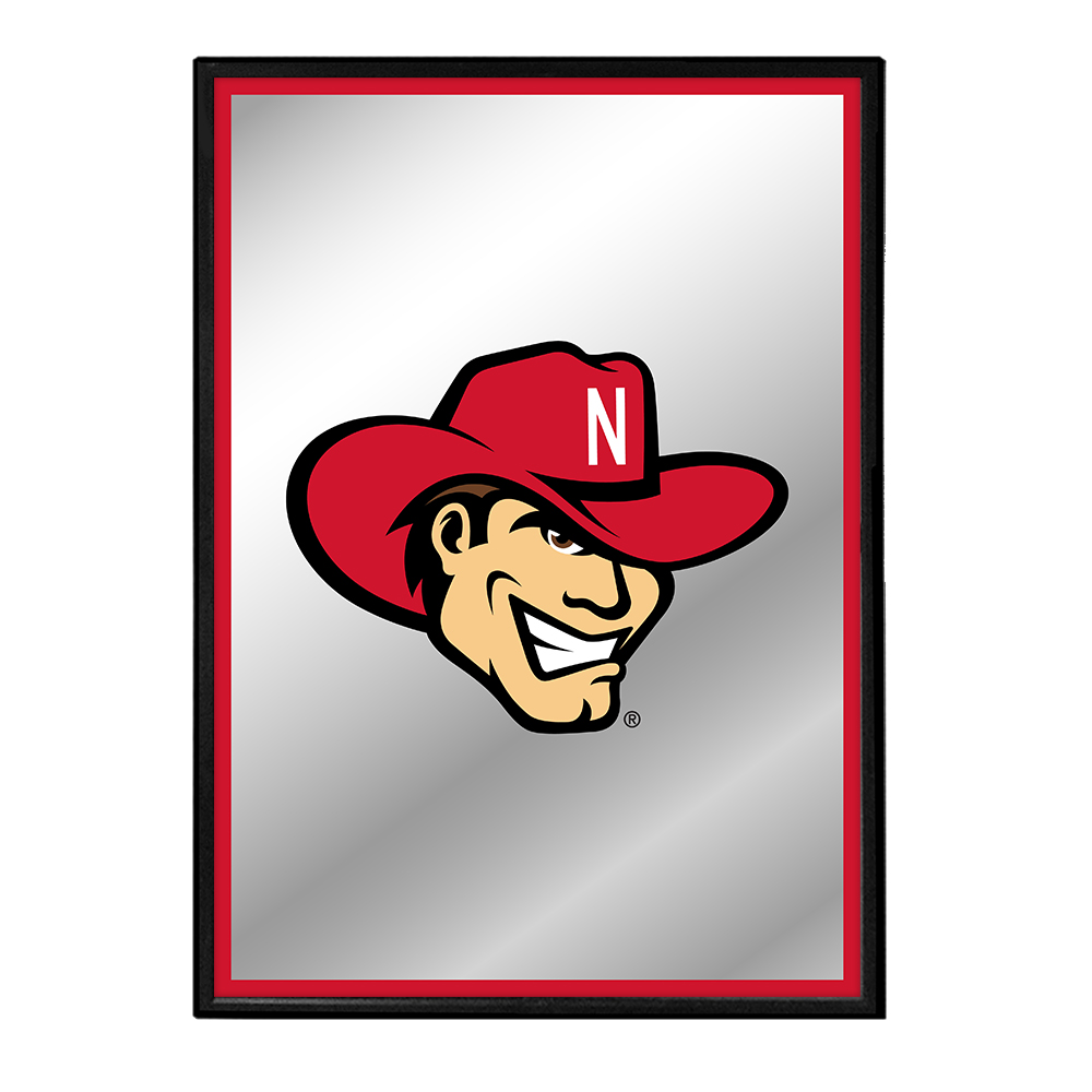 Nebraska Cornhuskers: Mascot - Framed Mirrored Wall Sign