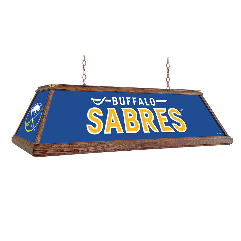 Buffalo Sabres Premium Wood Pool Table Light