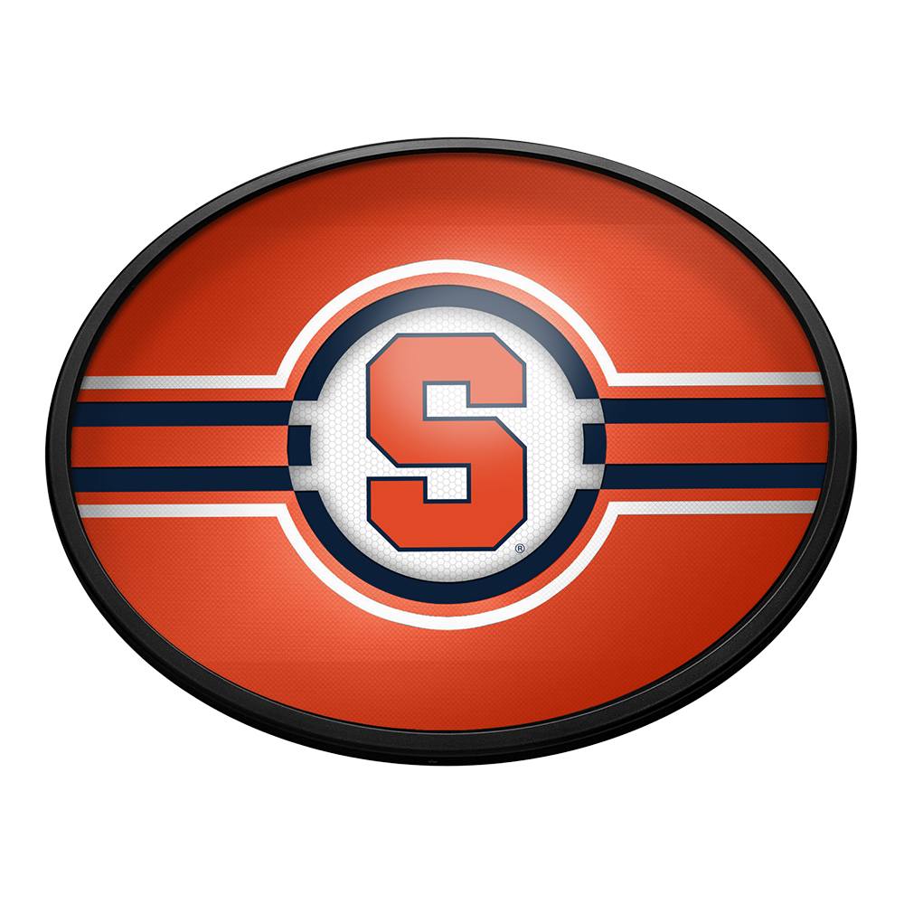Syracuse Orange: Oval Slimline Lighted Wall Sign