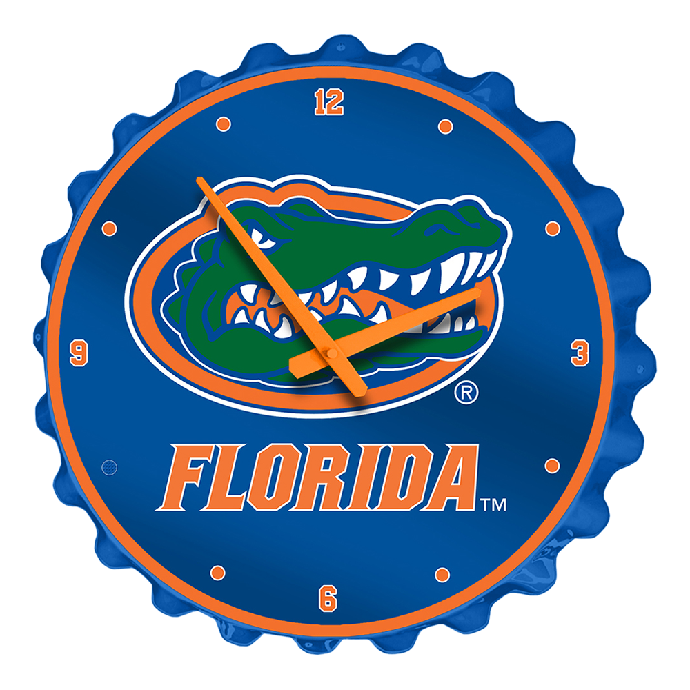 Florida Gators: Bottle Cap Wall Clock