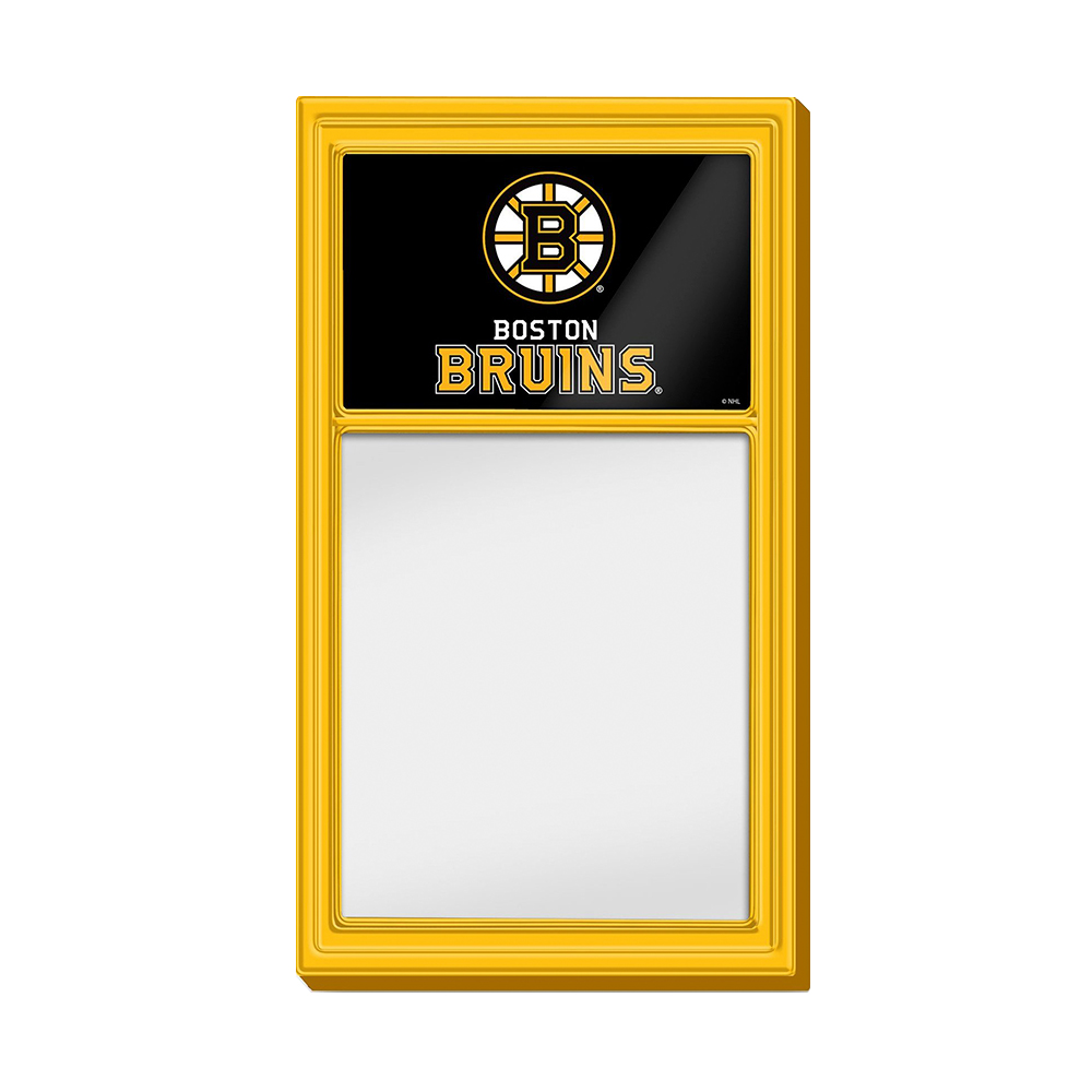 Boston Bruins: Dry Erase Noteboard