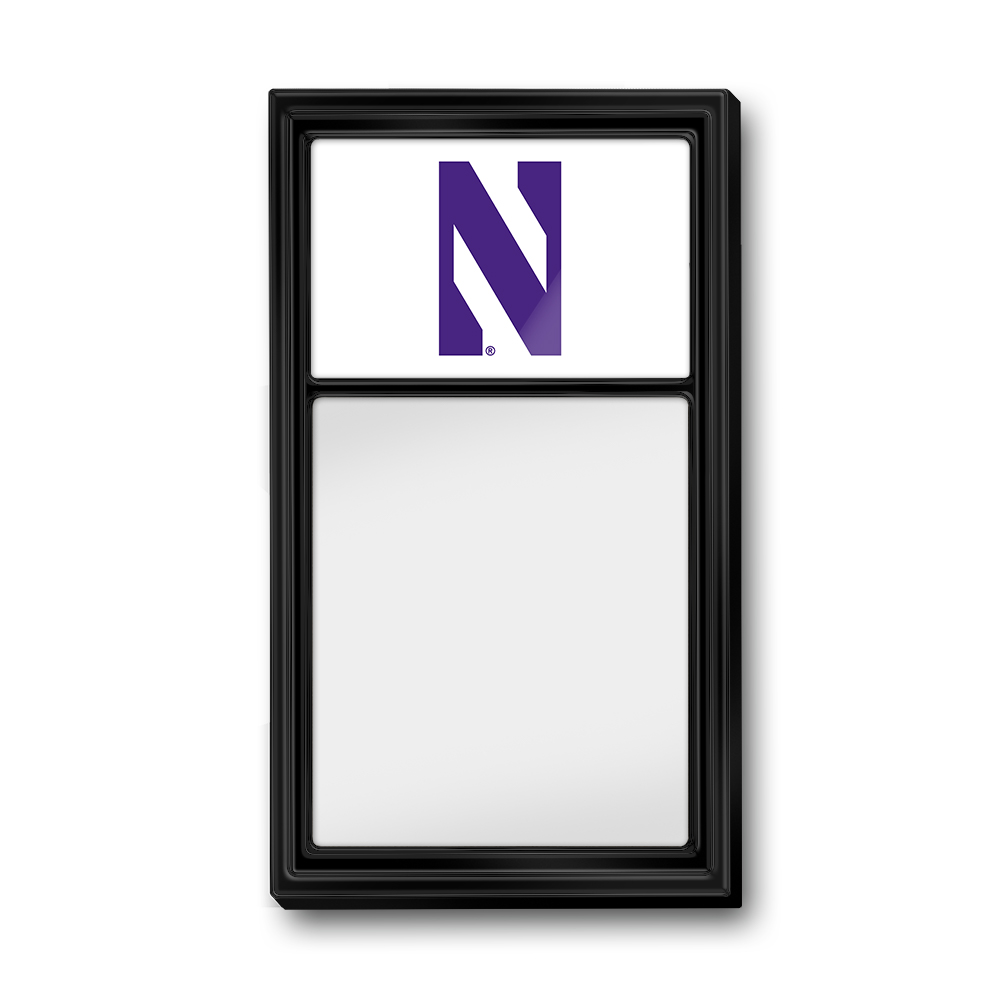 Northwestern Wildcats: Dry Erase Note Board